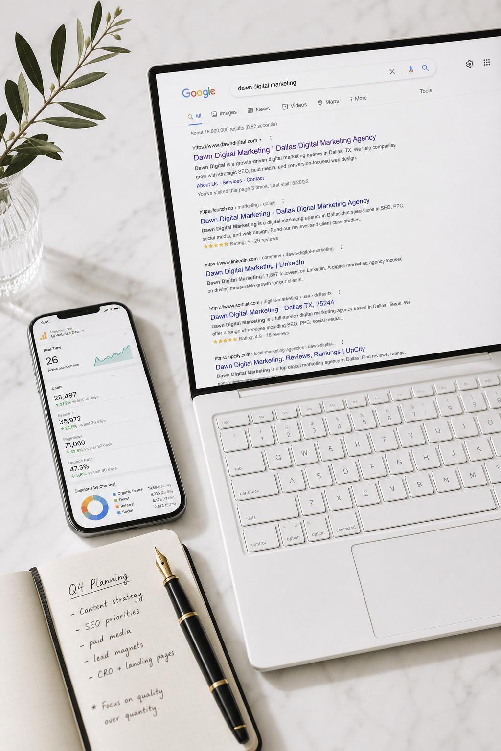 Marmeren Corinthische zuil — symbool van tijdloze resultaten